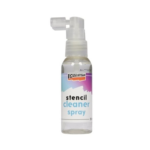 Solutie spray pentru curatat sabloane Pentart, 50 ml