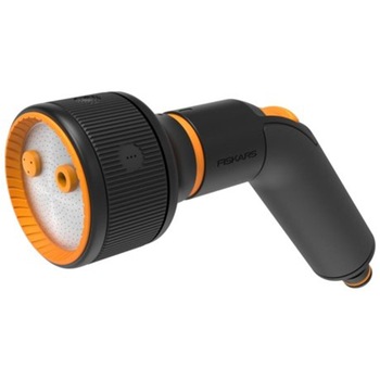 Pistol pentru stropit Fiskars 1052183, 3 jeturi, material SoftGrip™ Pistol pentru stropit Fiskars 1052183, 3 jeturi, material SoftGrip™