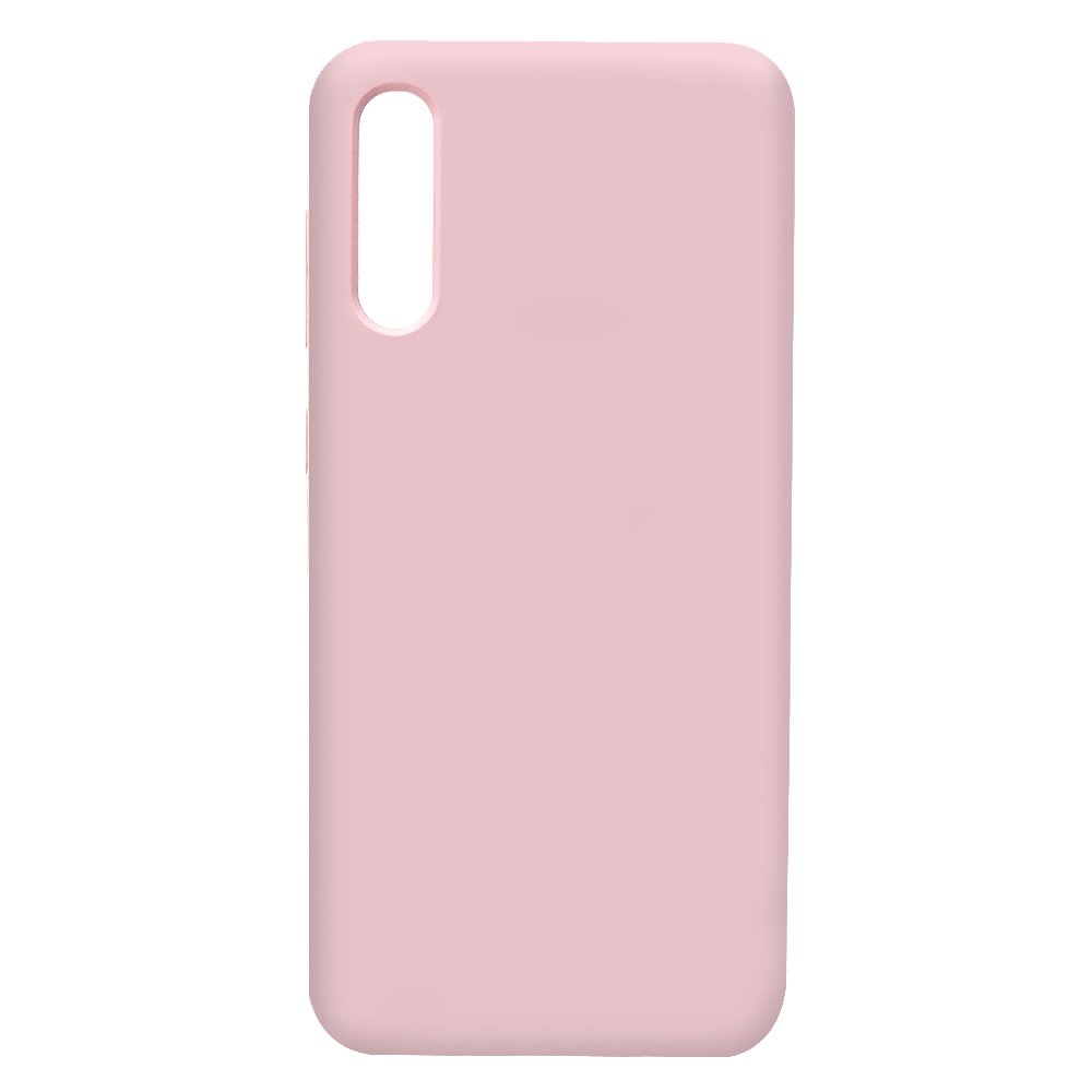 Husa Lemontti Liquid Silicon pentru Samsung Galaxy A70, Pink Sand
