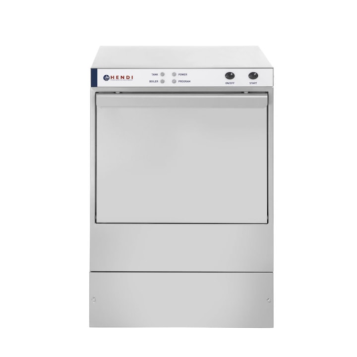 Hendi Pohár mosogatógép K40 - ürítő szivattyúval - 230V / 2800W - 470x510x710 mm