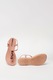 Ipanema, Sandale cu bareta separatoare cu aplicatii cu aspect de pietre Charm, Roz prafuit, 35.5