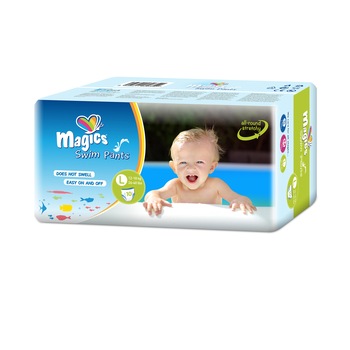 Scutece chilotel pentru apa Magics Pants Air Tubes Marime L(5-6), 12-18kg, 10 bucati Scutece chilotel pentru apa Magics Pants Air Tubes Marime L(5-6), 12-18kg, 10 bucati