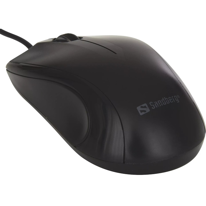 Мишка Sandberg USB Mouse, Черен, USB