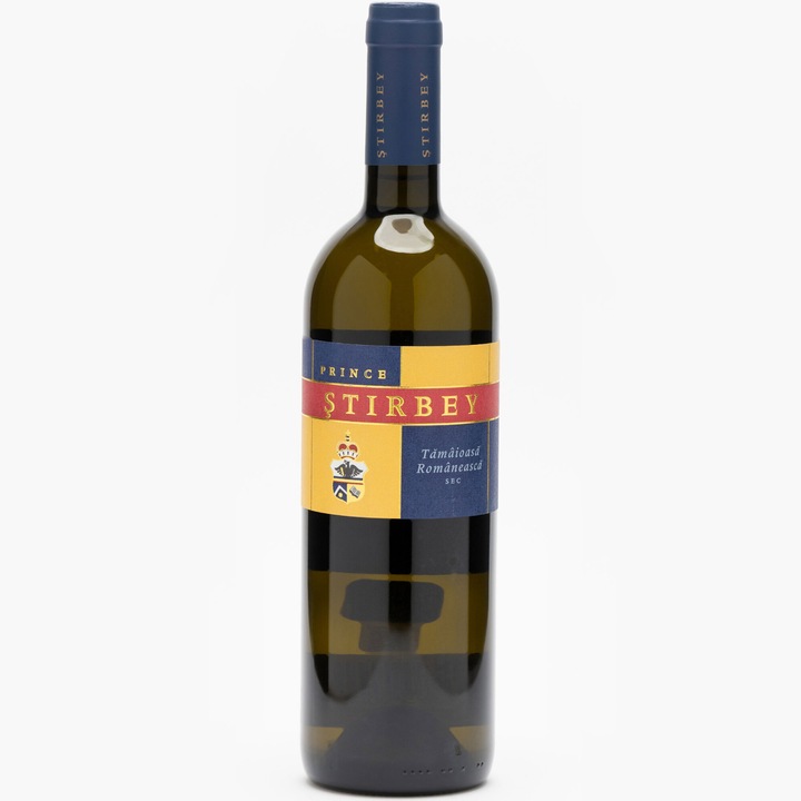 Vin Alb Prince Stirbey Tamaioasa Romaneasca, Sec, 0.75l