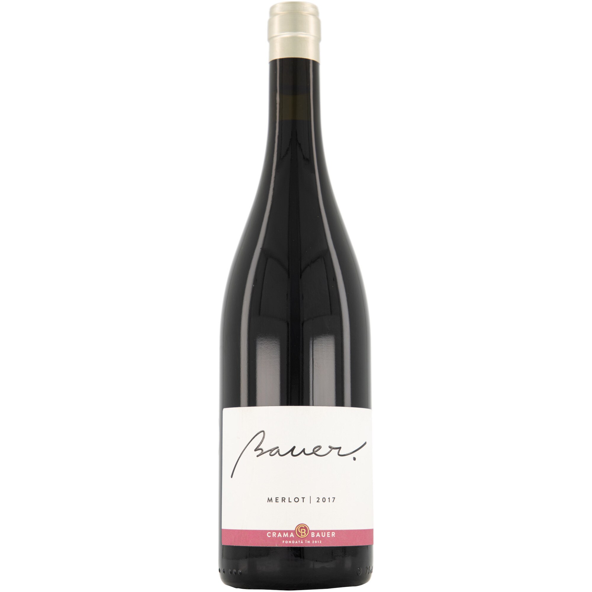 Vin Rosu Bauer Merlot, Sec, 0.75l