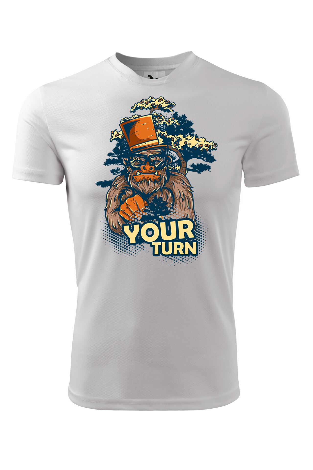 Tricou personalizat, Your Turn, Adler, Alb