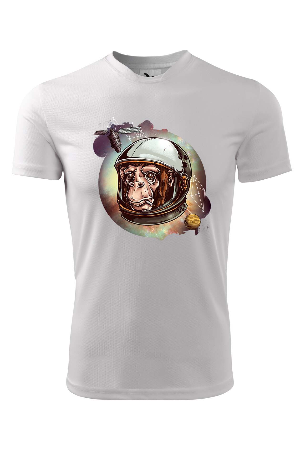 Tricou personalizat, Primata Astronaut, Adler, Alb