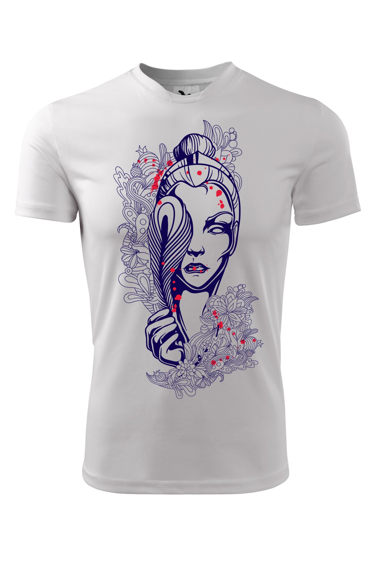 Tricou personalizat, Doamna, Adler, Alb