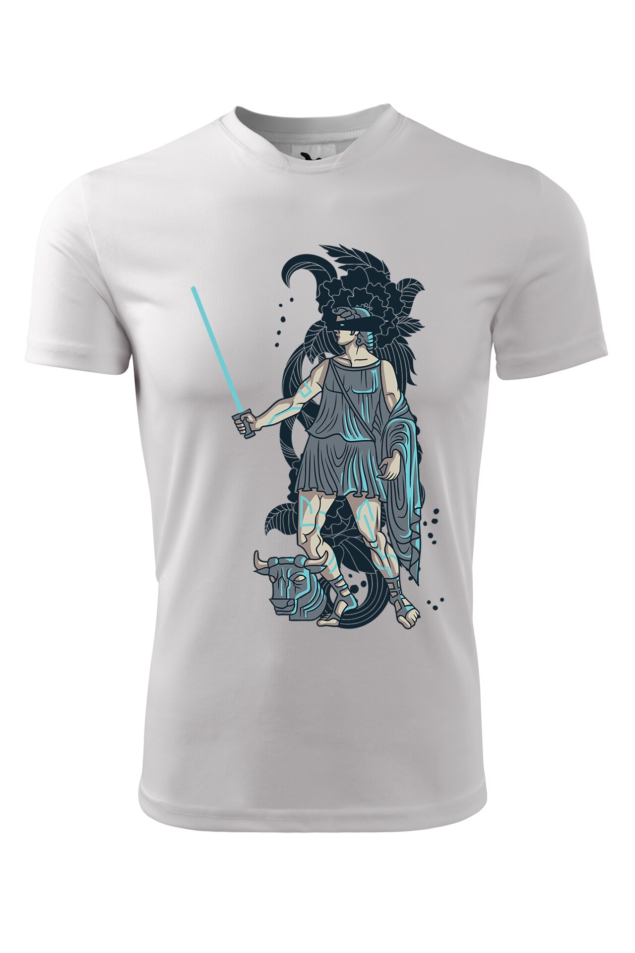 Tricou personalizat, Jedi Grec, Adler, Alb