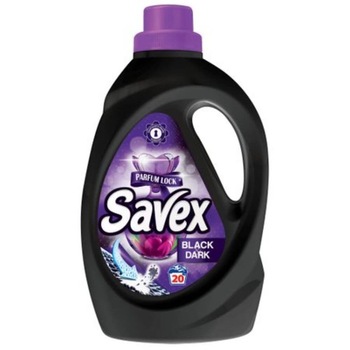 Detergent Lichid Automat de Rufe SAVEX 2 in 1 Black, Cantitate 1L, 20 Spalari, Parfum Floral, Detergenti pentru Curatarea Hainelor Detergent Lichid Automat de Rufe SAVEX 2 in 1 Black, Cantitate 1L, 20 Spalari, Parfum Floral, Detergenti pentru Curatarea Hainelor