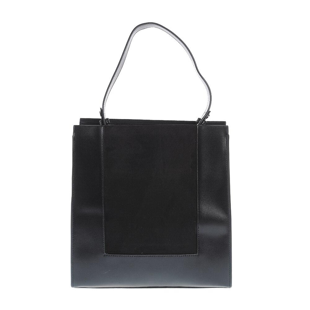 Geanta office neagra, cu fermoar, Meli Melo Paris