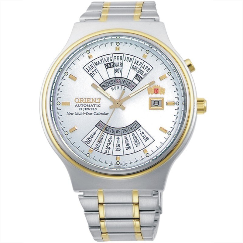 Ceas Orient FEU00000WW, Multi-Year Calendar automatic, carcasa 42.5mm