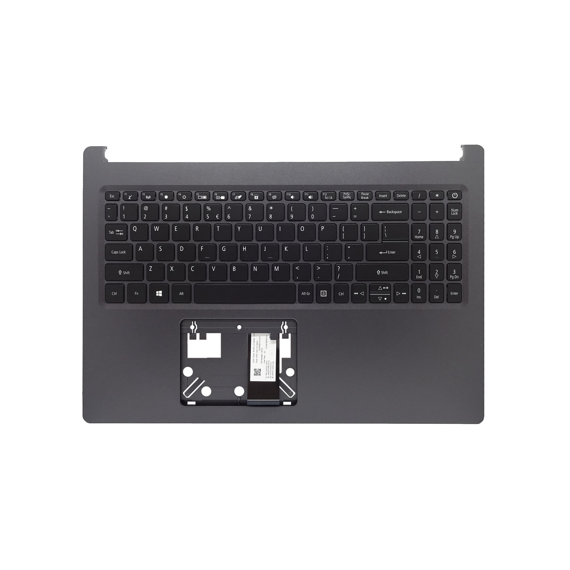 Carcasa superioara Acer, gri metalizat, originala, pentru Aspire 5 A515-54, A515-54G