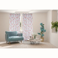 Set 2 draperii Heinner Home, 100% bumbac, 140x270cm, model Cherry Flower