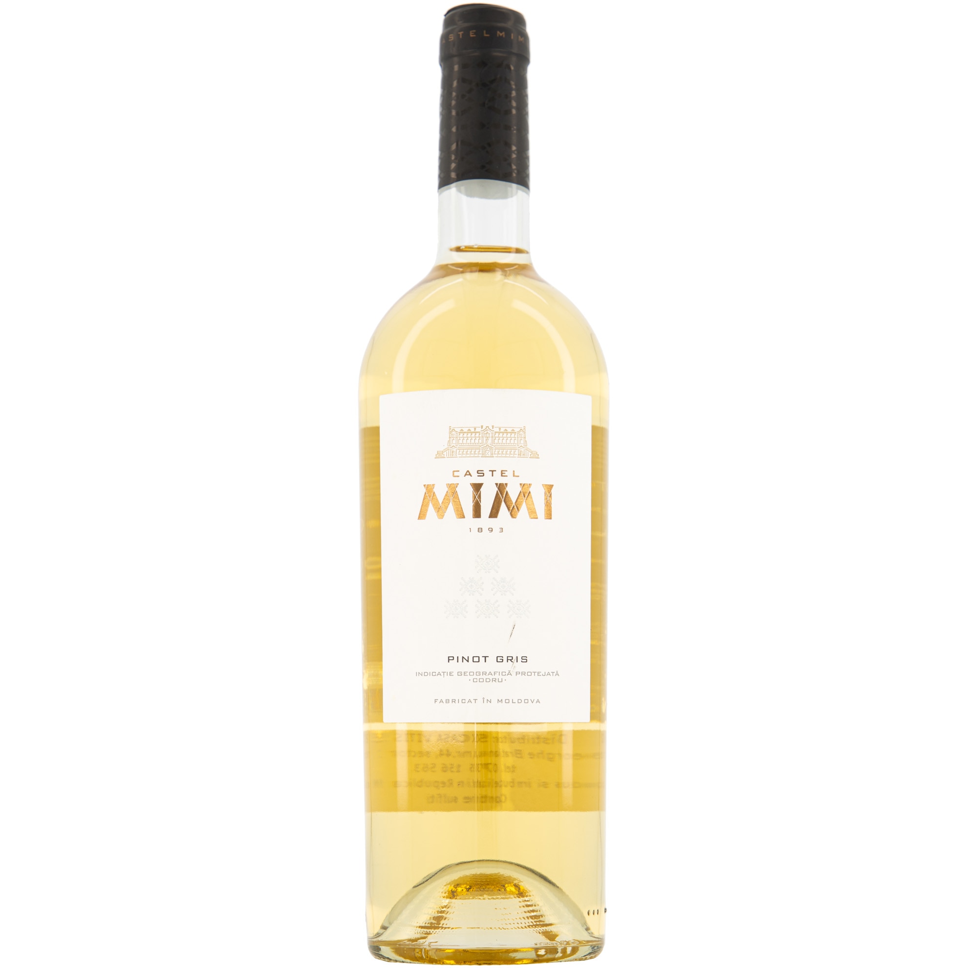 Vin Alb Castel Mimi Pinot Gris, Sec, 0.75l