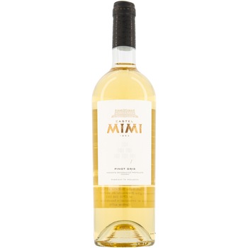 Vin Alb Castel Mimi Pinot Gris, Sec, 0.75l Vin Alb Castel Mimi Pinot Gris, Sec, 0.75l
