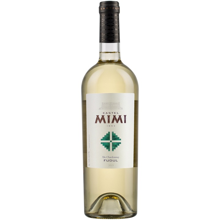 Vin Alb Castel Mimi Chardonnay, Sec, 0.75l