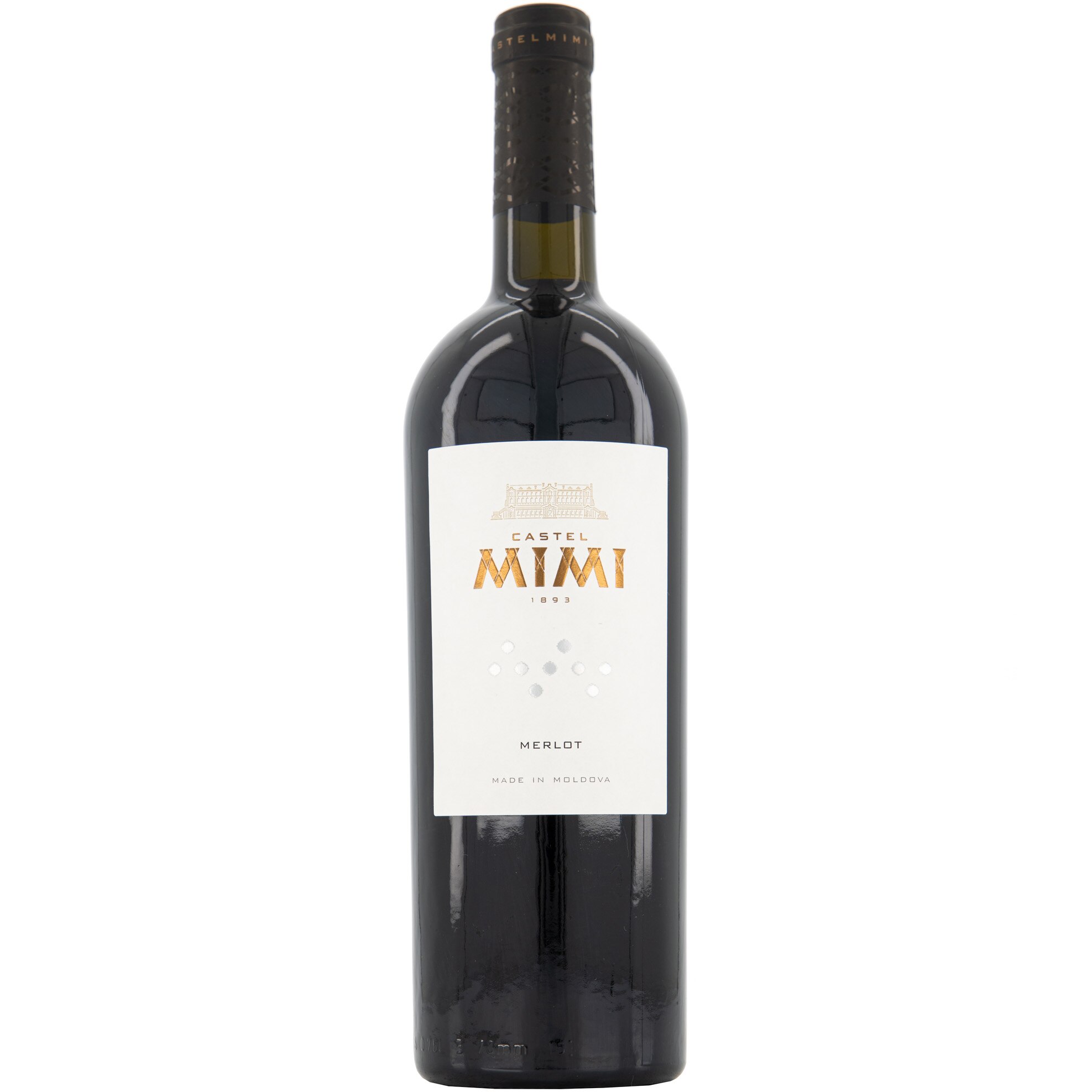 Vin Rosu Castel Mimi Merlot, Sec, 0.75l