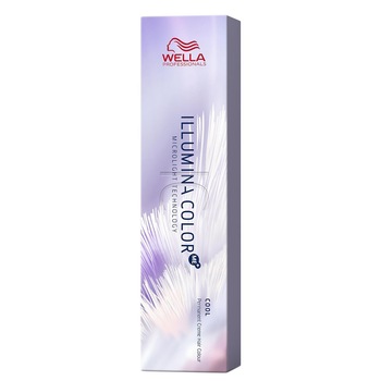 Vopsea de par permanenta Wella Professionals Illumina Color 10/81 blond luminos deschis perlat cenusiu, 60 ml Vopsea de par permanenta Wella Professionals Illumina Color 10/81 blond luminos deschis perlat cenusiu, 60 ml