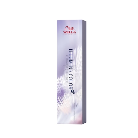 Vopsea de par permanenta Wella Professionals Illumina Color 10/81 blond luminos deschis perlat cenusiu, 60 ml