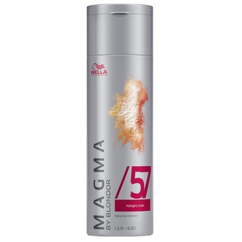 Vopsea de par pudra Wella Professionals Magma 57 pentru suvite, 120 g Vopsea de par pudra Wella Professionals Magma 57 pentru suvite, 120 g