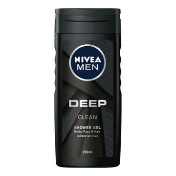 Gel de dus Nivea Men Deep, 250 ml Gel de dus Nivea Men Deep, 250 ml