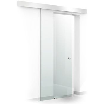 Usa glisanta Boss, sticla clara 8 mm, culisanta in ambele directii, dim 215 x 60 cm Usa glisanta Boss, sticla clara 8 mm, culisanta in ambele directii, dim 215 x 60 cm