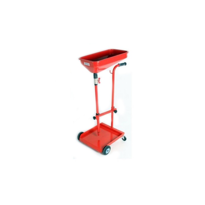 Машина за източване на масло CASTEX, С контейнер, Червен