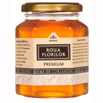 Miere coriandru Roua Florilor, 350 gr Miere coriandru Roua Florilor, 350 gr