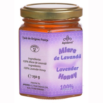 Miere lavanda Roua Florilor, 250 g Miere lavanda Roua Florilor, 250 g