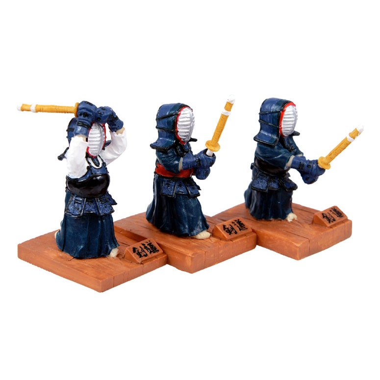 Set 3 figurine Kendo, Budo Best,