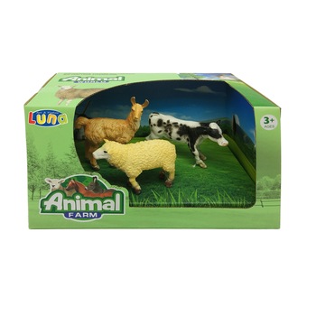 Set animale domestice 1, 3 piese in cutie Set animale domestice 1, 3 piese in cutie