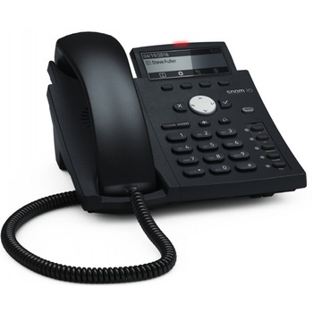Telefon Snom D315, 4 conturi Sip, plastic, negru Telefon Snom D315, 4 conturi Sip, plastic, negru