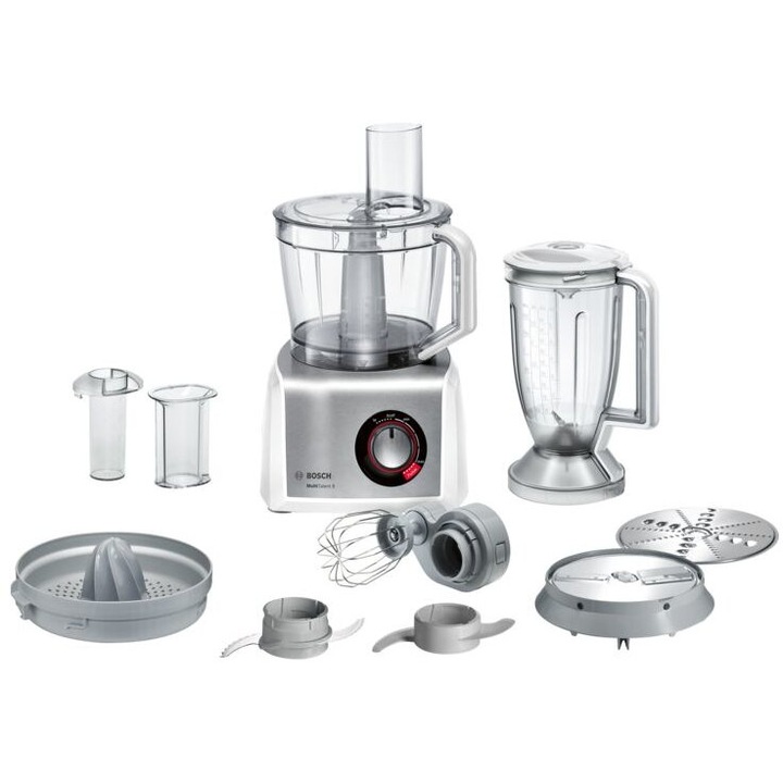 Robot de bucatarie Bosch MC812S820 1250 W 3,9 L Otel inoxidabil, alb