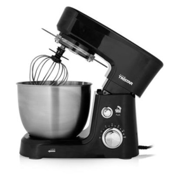 Mixer planetar Tristar MX-4830, 700 W, Miscare eliptica, Bol inox 3.5 L, 6 viteze, Tel, carlig, paleta, spatula Incluse, Negru Mixer planetar Tristar MX-4830, 700 W, Miscare eliptica, Bol inox 3.5 L, 6 viteze, Tel, carlig, paleta, spatula Incluse, Negru