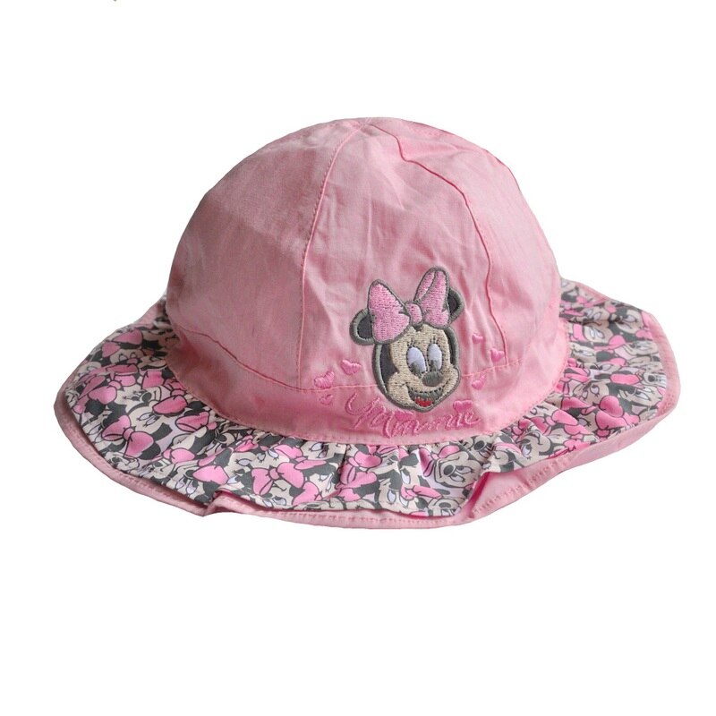 Palarioara de vara Minnie roz, 50 cm