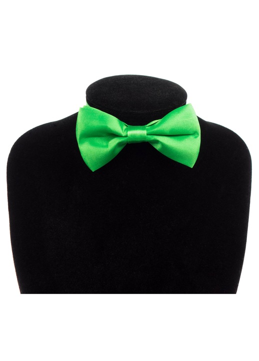 Papion pentru copii Buticcochet, sistem de inchidere reglabil, Verde, 9x5 cm - PAPC204