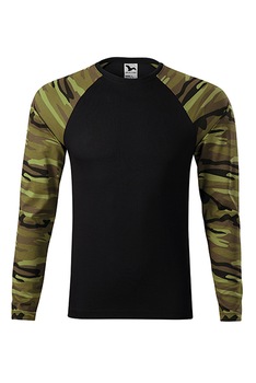 Bluza pentru barbati CAMOUFLAGE LS, camuflaj, Camuflaj negru Bluza pentru barbati CAMOUFLAGE LS, camuflaj, Camuflaj negru