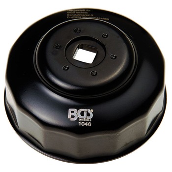 Cheie capac pentru filtru de ulei BGS, 76 mm x 14 canturi Cheie capac pentru filtru de ulei BGS, 76 mm x 14 canturi