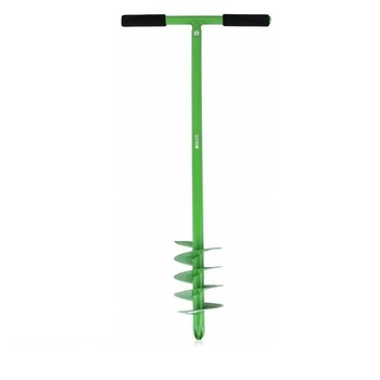 Sfredel manual gradina, PALISAD, 110MM, spirala din otel, maner dublu, verde Sfredel manual gradina, PALISAD, 110MM, spirala din otel, maner dublu, verde