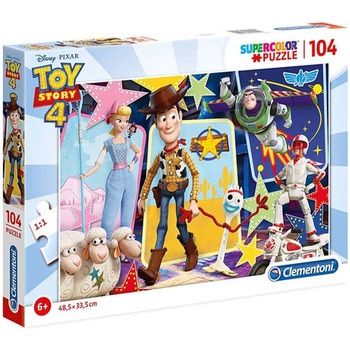 Puzzle Clementoni SuperColor Toy Store 4 , 104 piese Puzzle Clementoni SuperColor Toy Store 4 , 104 piese