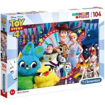 Puzzle Clementoni SuperColor Toy Store 4, 104 piese Puzzle Clementoni SuperColor Toy Store 4, 104 piese