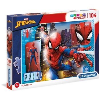 Puzzle Clementoni SuperColor Marvel Spider-man, 104 piese Puzzle Clementoni SuperColor Marvel Spider-man, 104 piese