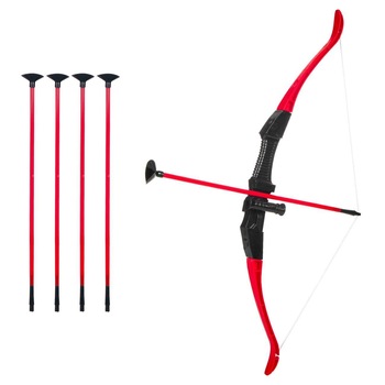 Arma de jucarie din plastic, pentru copii + 5 ani, ATS, cu 5 sageti cu ventuze Arma de jucarie din plastic, pentru copii + 5 ani, ATS, cu 5 sageti cu ventuze