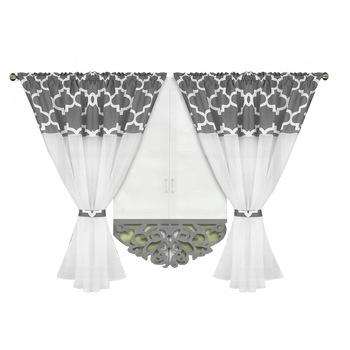 Set de perdele Tailanda, Gri, 250x160 cm Set de perdele Tailanda, Gri, 250x160 cm