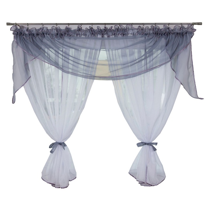 Perdea Koln 400 x 150 cm, Gri