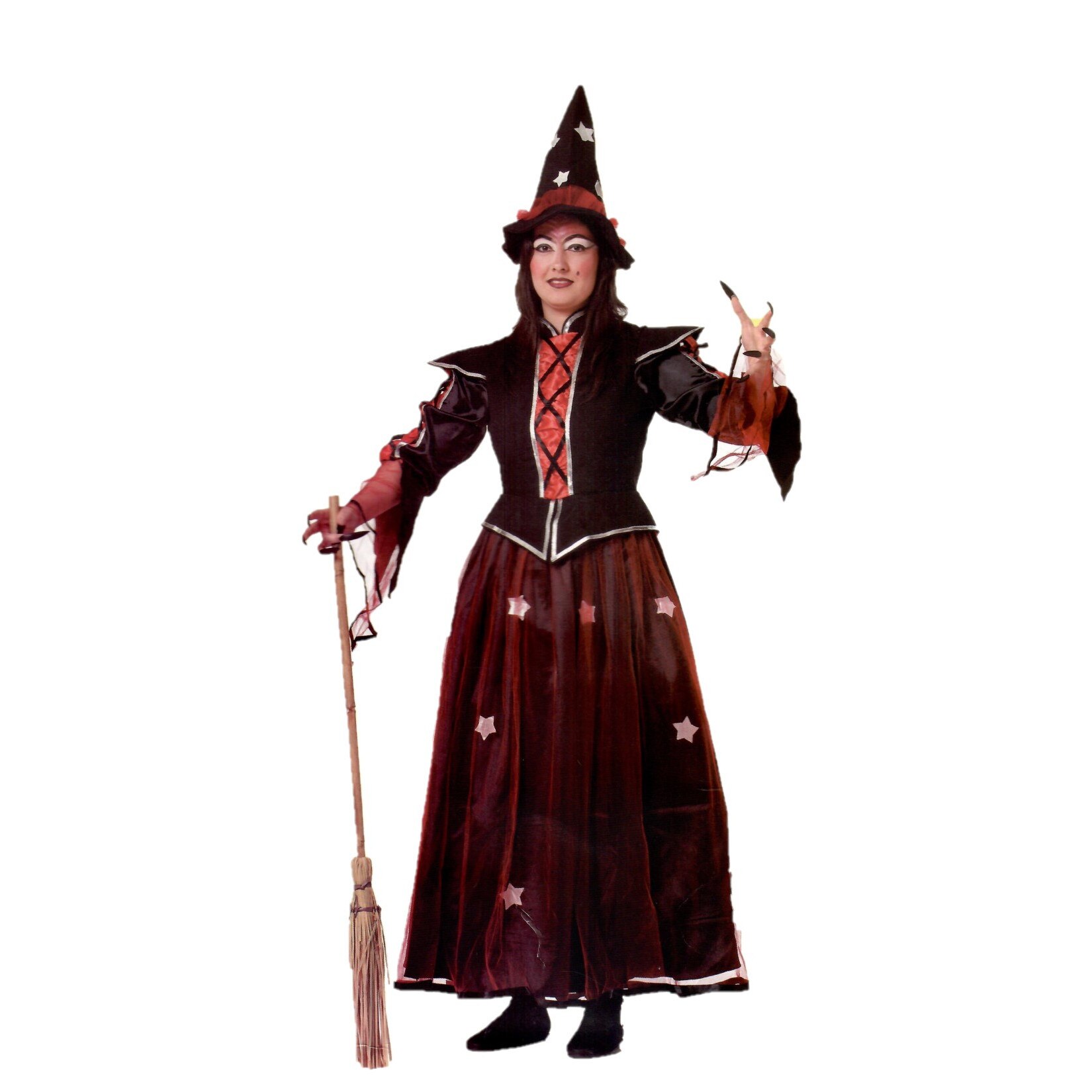 Costum Vrajitoare , adulti , multicolor, poliester