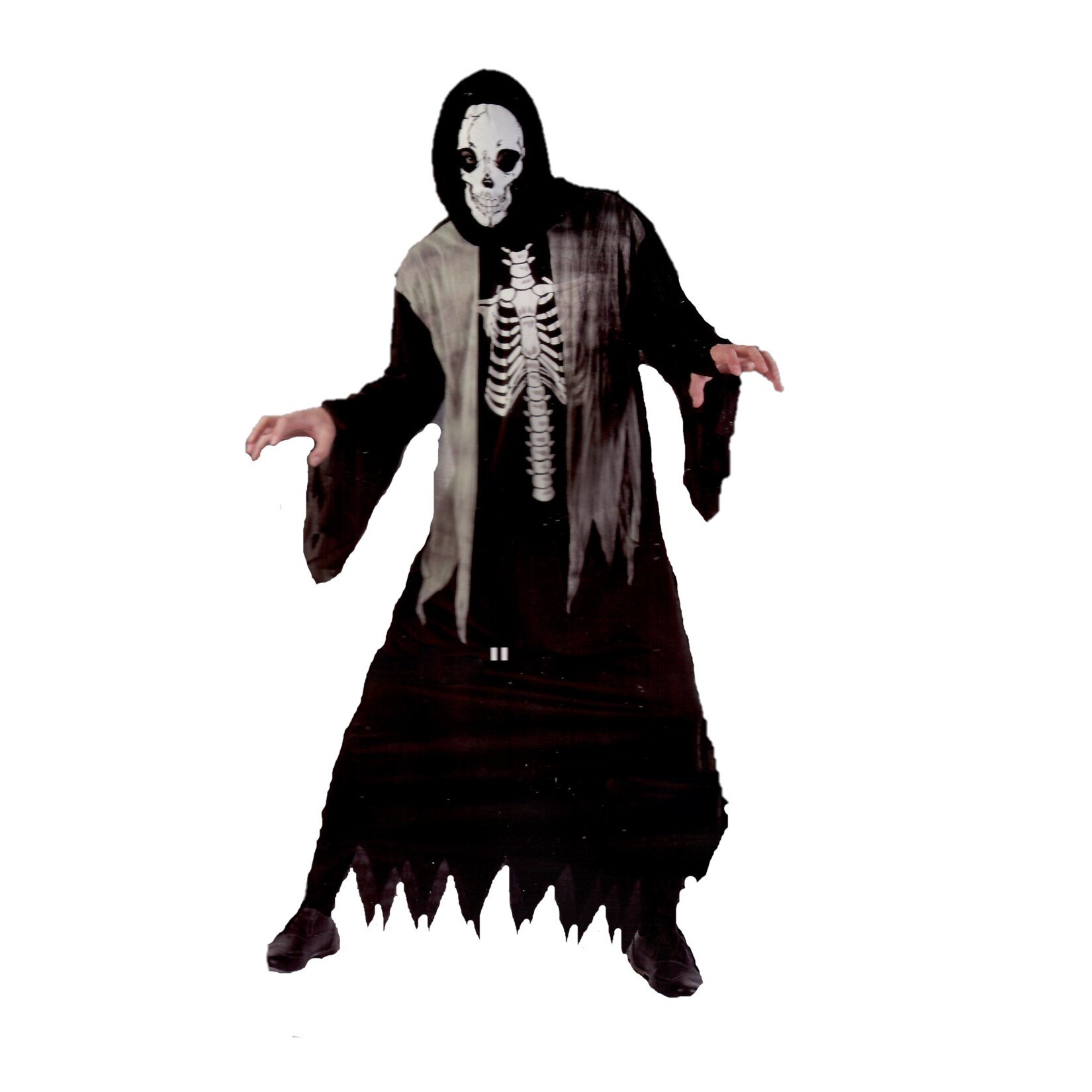 Costum Schelet, Adult, Multicolor, Poliester