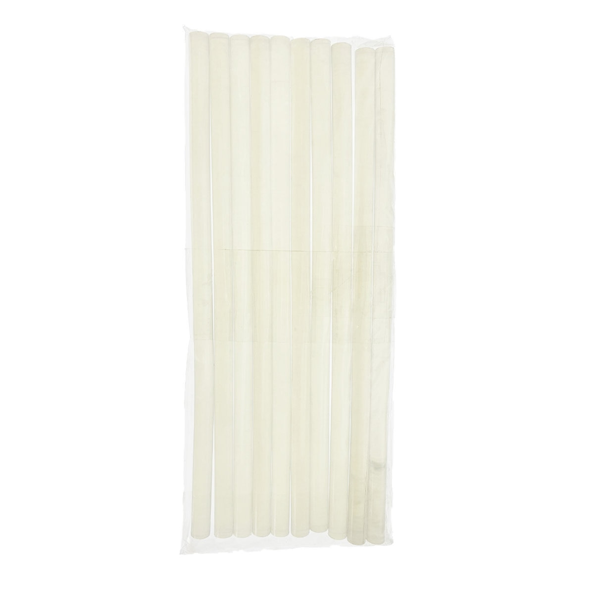 Set 10 bucati bare din silicon semitransparent 11mm diametru x 270mm lungime, 23g , pentru pistol de lipit