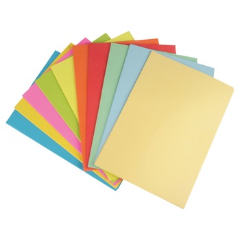 Set 250 coli hartie colorata Stylex A4, 10 culori x 25 coli Set 250 coli hartie colorata Stylex A4, 10 culori x 25 coli